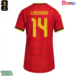 Belgien Dodi Lukebakio #14 Replika Hjemmebanetrøje Dame VM 2026 Kortærmet